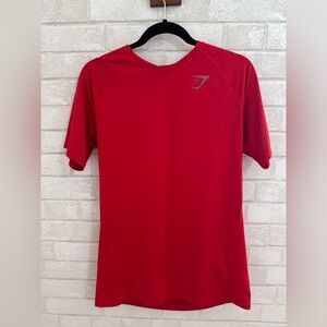 Gymshark Vivid Red Short Sleeve Tee size S #1855